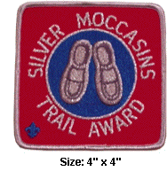 Silver Moccasin Patch